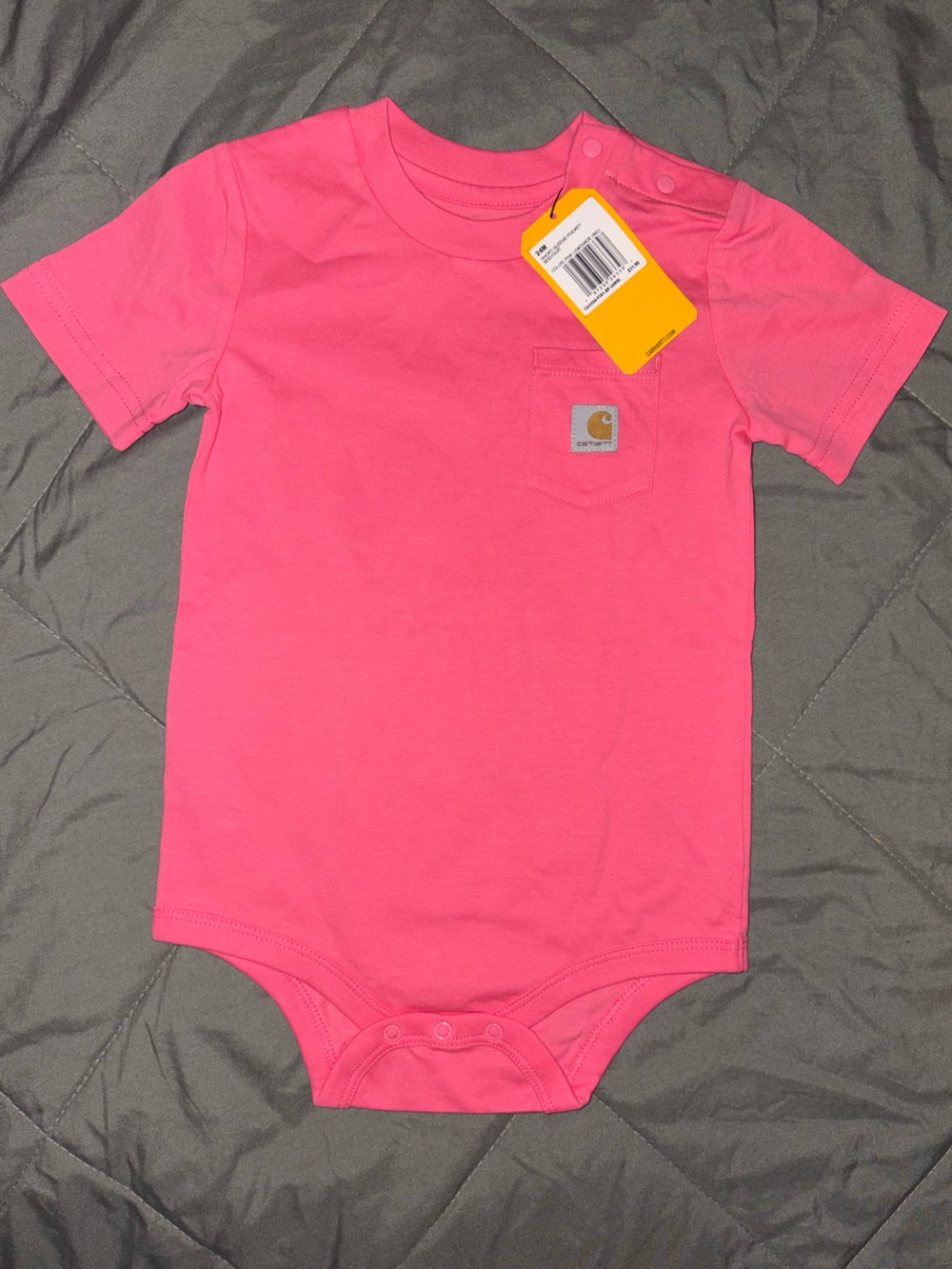 Carhartt onesie - pink 24M